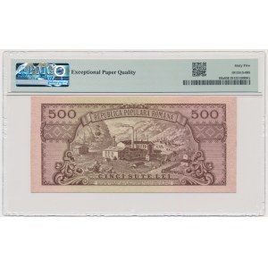 Rumunia, 500 lei 1949 - PMG 65 EPQ