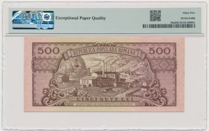 Romania, 500 Lei 1949 - PMG 65 EPQ