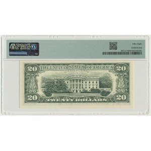 USA, Green Seal, Richmond, 20 dolarów 1990 ★ - Villalpando & Brady - seria zastępcza - PMG 58