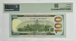 USA, Green Seal, Chicago, 100 Dollars 2013 ★ - Rios & Lew - replacement - PMG 58
