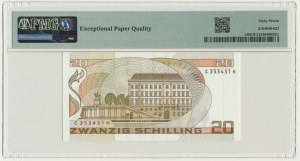 Autriche, 20 shillings 1986 - PMG 67 EPQ