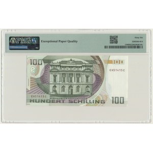 Austria, 100 Schilling 1984 - PMG 66 EPQ - radar serial number