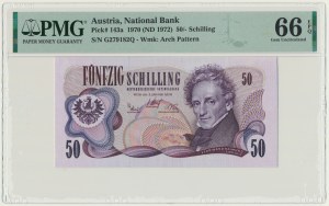 Austria, 50 Schilling 1970 - PMG 66 EPQ
