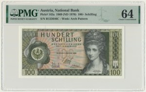 Austria, 100 Schilling 1969 - PMG 64