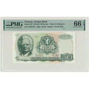 Norway, 50 Kroner 1979 - PMG 66 EPQ