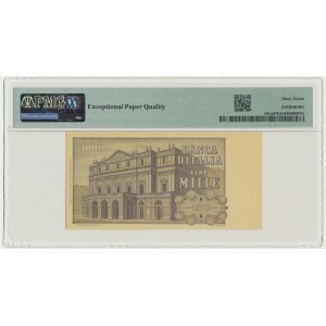Italy, 1.000 Lire 1969 - PMG 67 EPQ - low serial number
