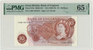 Great Britain, 10 Shillings (1966-1970) - PMG 65 EPQ