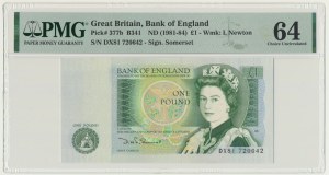 Great Britain, 1 Pound (1981-84) - PMG 64