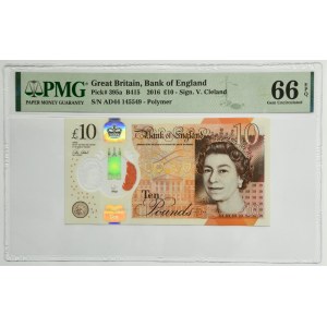 Great Britain, 10 Pounds 2016 - PMG 66 EPQ