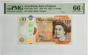 Great Britain, 10 Pounds 2016 - PMG 66 EPQ