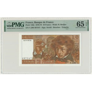 Francja, 10 franków 1977 - PMG 65 EPQ