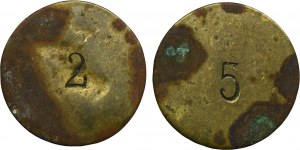 Warsaw, Token A. Calori (2 pcs.)