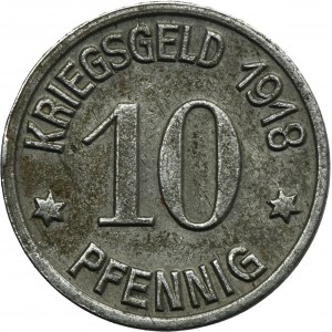 Ober-Glogau, 10 Pfennig 1918