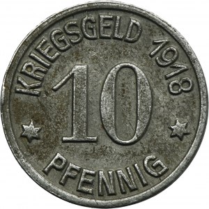 Ober-Glogau, 10 Pfennig 1918