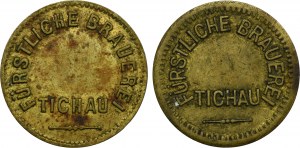 Set, Tichau, Fürstliche Brauerei Tichau, Token without denomination (2 pcs.)