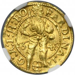 Netherlands, Zwolle Province, Ducat 1648 - NGC AU58