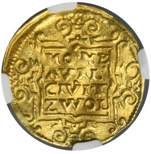 Netherlands, Zwolle Province, Ducat 1648 - NGC AU58
