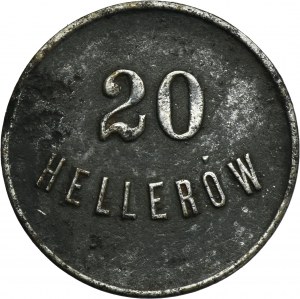 Lviv, Imperial-Royal State Railway, 20 Heller - RARE