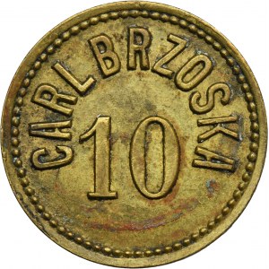Gleiwitz, Carl Brzoska, Token with face value 10
