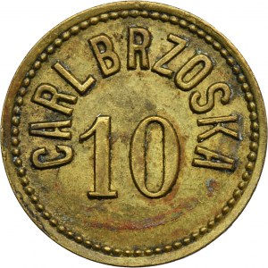 Gleiwitz, Carl Brzoska, Token with face value 10