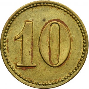 Gleiwitz, Carl Brzoska, Token with face value 10