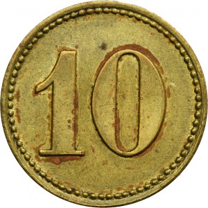 Gleiwitz, Carl Brzoska, Token with face value 10