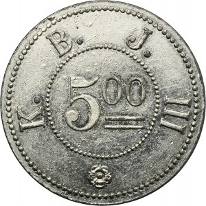 Bielschowitz, Königliche Berginspektion III, 5 Mark