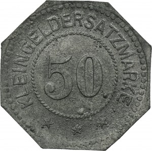 Tannhausen, Julian Websky Flax Spinning Mill, 50 Pfennig 1917