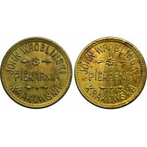 Set, New Bedford, Massachusets, Token Krakau Bakery John Wróblewski (2 pcs.)