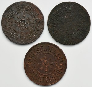 Münsterberg, Cannery, Notgeld (3 pcs.)