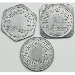 Set, Germany, Sulzdorf, Glück Bakery, Bread Token (3 pcs.)