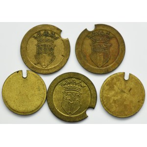 Set, Netherlands, Gas Tokens (5 pcs.)