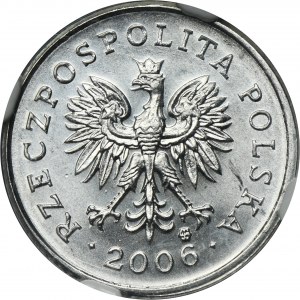 PRÓBA ALUMINIUM, 10 groszy 2006 - NGC MS64 - RZADKIE