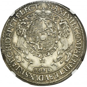 Germany, Electorate of Bavaria, Maximilian I, Thaler Munich 1625 - NGC AU58