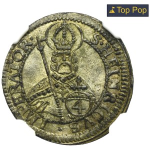Germany, Bischopric of Bamberg, Lothar Franz von Schönborn, 4 Kreuzer 1700 GFN - NGC MS63 - ex. Dr. Max Blaschegg