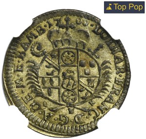 Germany, Bischopric of Bamberg, Lothar Franz von Schönborn, 4 Kreuzer 1700 GFN - NGC MS63 - ex. Dr. Max Blaschegg