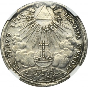 Germany, Electorate of Bavaria, Maximilian II Emanuel, Silver 5 Ducats 1692 - Birthday of Prince Joseph Ferdinand - NGC AU DETAILS