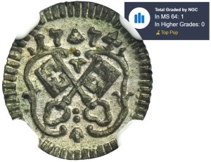 Germany, City of Regensburg, 1 Pfennig 1774 - NGC MS64