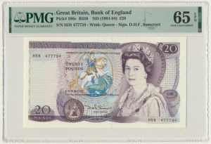 Great Britain, 20 Pounds (1981-1984) - PMG 65 EPQ