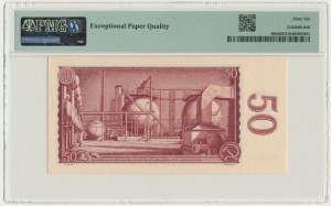 Tchécoslovaquie, 50 couronnes 1964 - PMG 66 EPQ