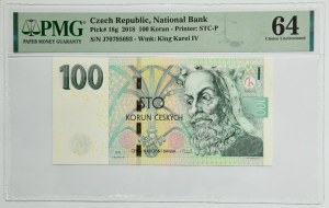 Czech Republic, 100 Korun 2018 - PMG 64