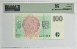 Czech Republic, 100 Korun 2018 - PMG 64