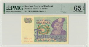 Sweden, 5 Kronor 1978 - PMG 65 EPQ