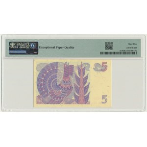Szwecja, 5 koron 1978 - PMG 65 EPQ