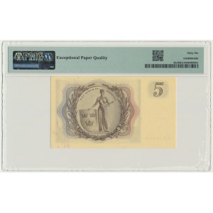 Szwecja, 5 koron 1956 - PMG 66 EPQ