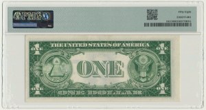 USA, Silver Certificate, 1 Dollar 1935 - B - Julian & Vinson - PMG 58