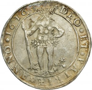 Allemagne, Duché de Brunswick-Wolfenbüttel, Frederick Ulrich, Thaler Clausthal ou Goslar 1616