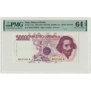 Italy, 50.000 Lire 1984 - PMG 64 EPQ