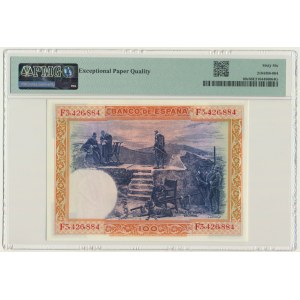 Spain, 100 Pesetas 1925 - PMG 66 EPQ
