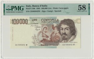 Italy, 100.000 Lire 1983 - PMG 58